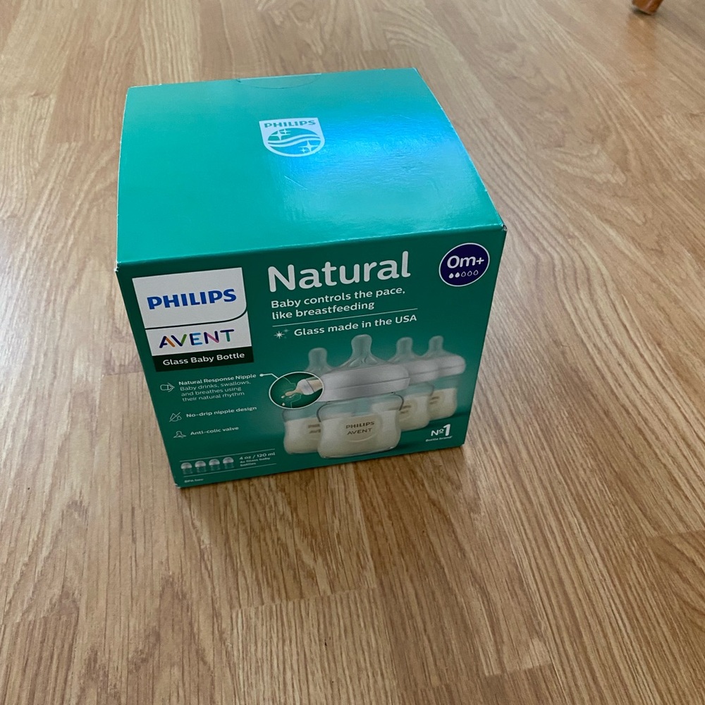 ⭐️🍼 Philips Avent Natural Glass Baby Bottles🍼⭐️